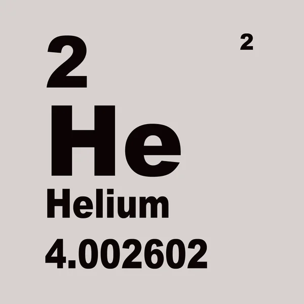 Periódusos Rendszer Hélium — Stock Fotó