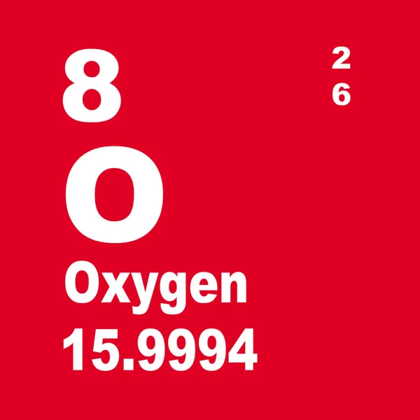 要素の酸素周期表 — ストック写真