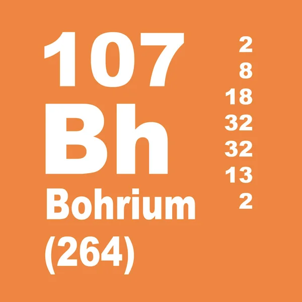 Bohrium Periodiska Element — Stockfoto