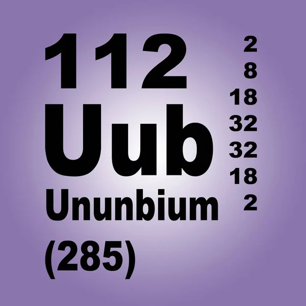 코페르니슘 Ununbium 주기성 — 스톡 사진