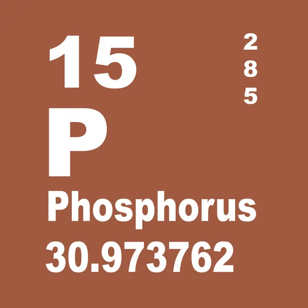 Phosphore Tableau Périodique Des Éléments — Photo