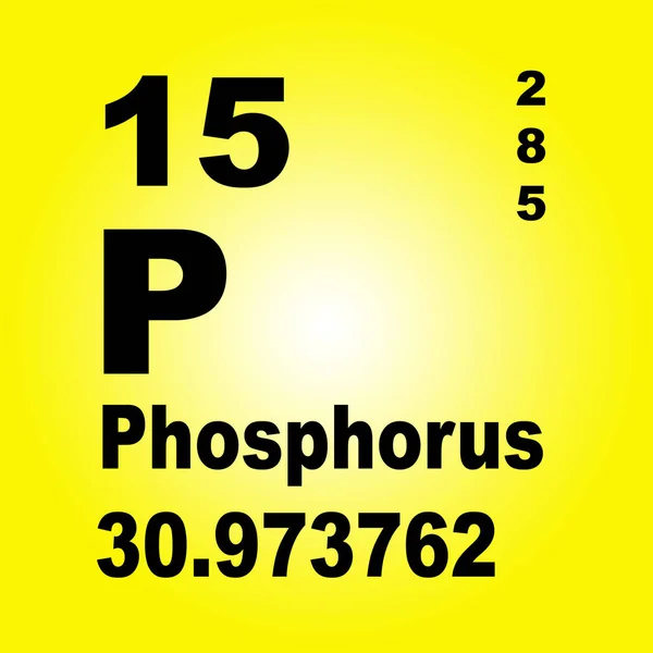 Fósforo Tabla Periódica Elementos —  Fotos de Stock