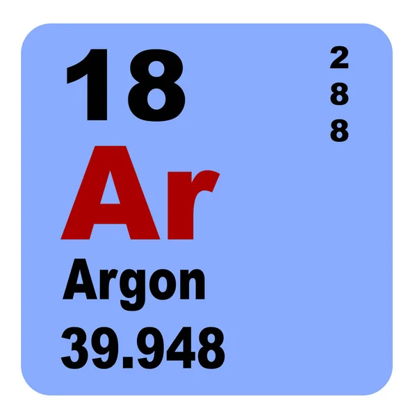 주기적인 18번 아르곤 — 스톡 사진