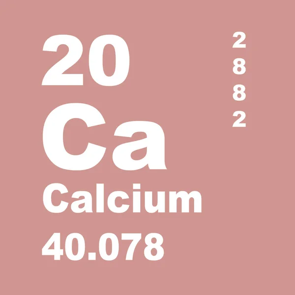 Calcium Periodic Table Elements — Stock Photo, Image