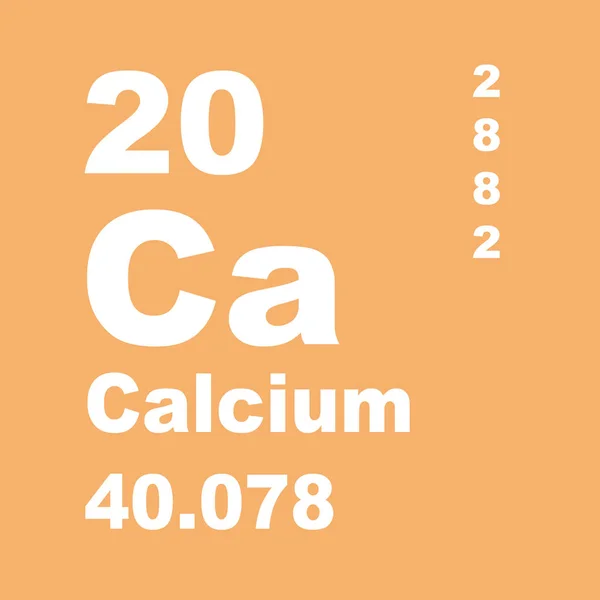 Calcium Periodic Table Elements — Stock Photo, Image