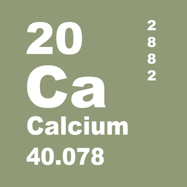 Calcium Periodensystem Der Elemente — Stockfoto