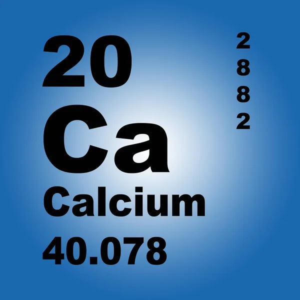 Calcium Periodic Table Elements — Stock Photo, Image