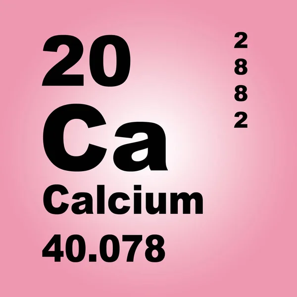 Calcium Periodic Table Elements — Stock Photo, Image