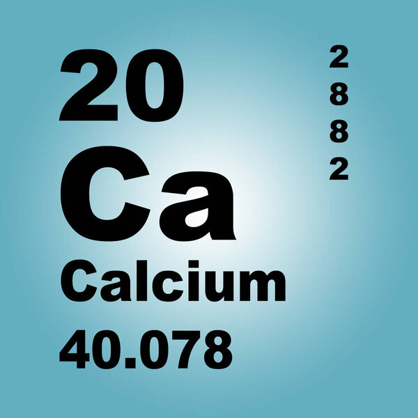 Периодическая таблица элементов кальция
