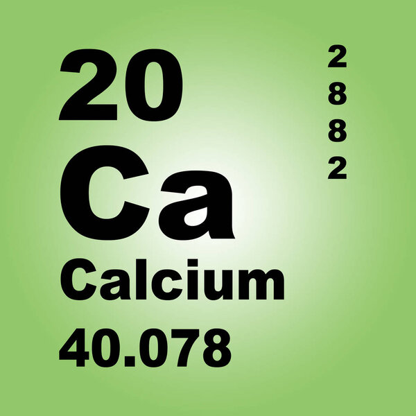 Периодическая таблица элементов кальция
