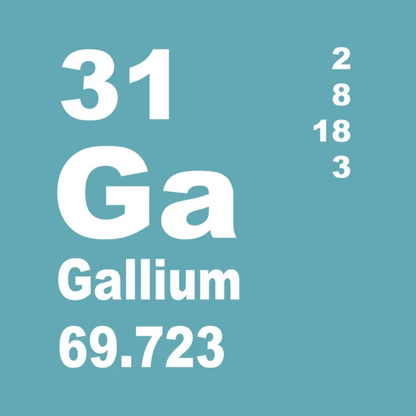 ガリウム周期表 — ストック写真
