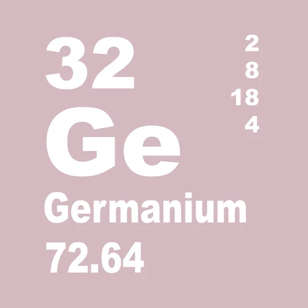 Germanium Periodiska Tabell Element — Stockfoto