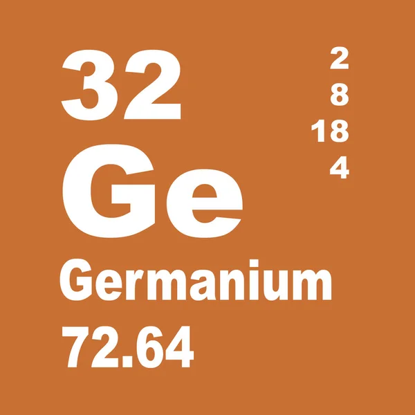 Germanium Tableau Périodique Des Éléments — Photo
