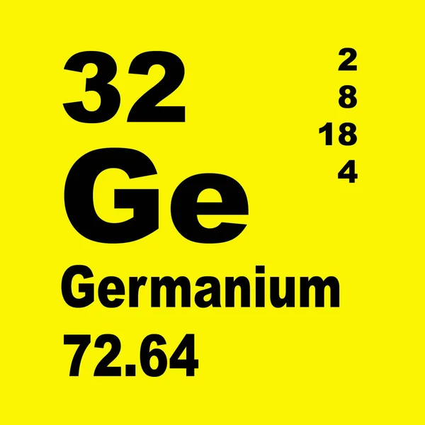 Germanium Periodiska Tabell Element — Stockfoto