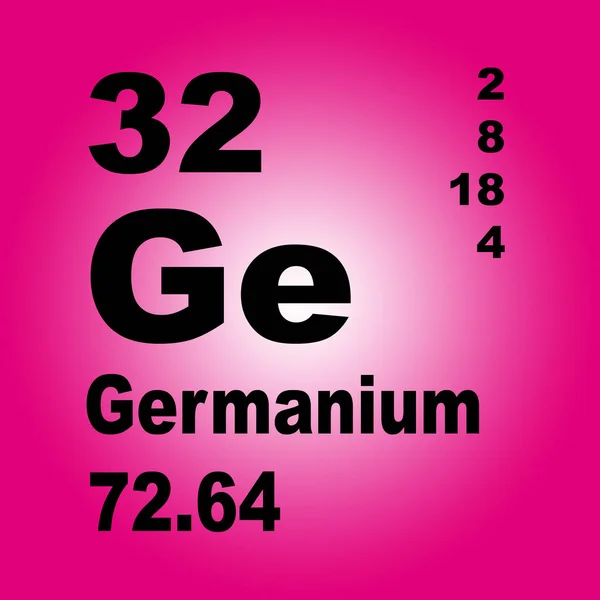 ゲルマニウム周期表要素 — ストック写真