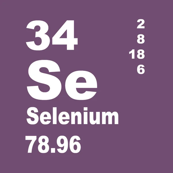 Selen Periodensystem Der Elemente — Stockfoto