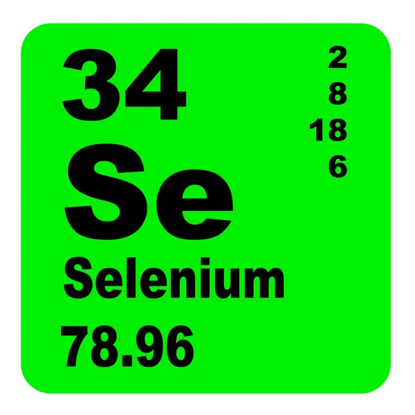 Selen Periodensystem Der Elemente — Stockfoto