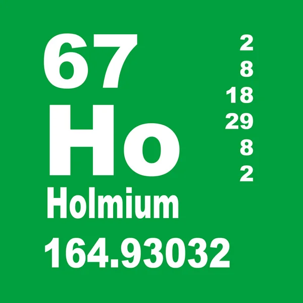 ตารางธาต Holmium — ภาพถ่ายสต็อก