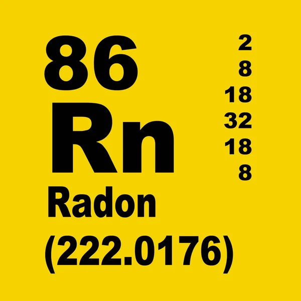 Tableau Périodique Des Éléments Non Radon — Photo