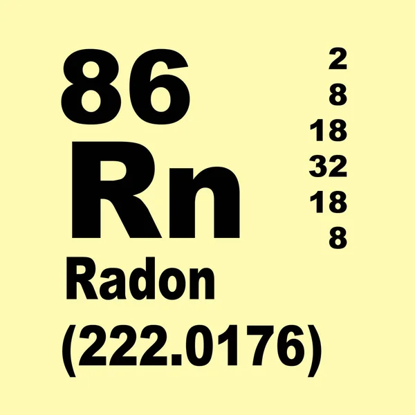 Tableau Périodique Des Éléments Non Radon — Photo