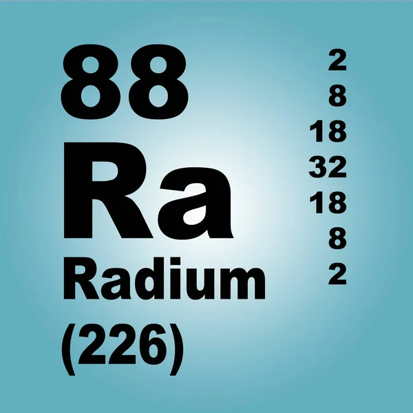 Radium Periodieke Tabel Van Elementen — Stockfoto