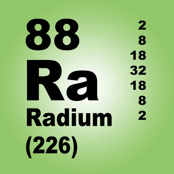 Radium Periodieke Tabel Van Elementen — Stockfoto