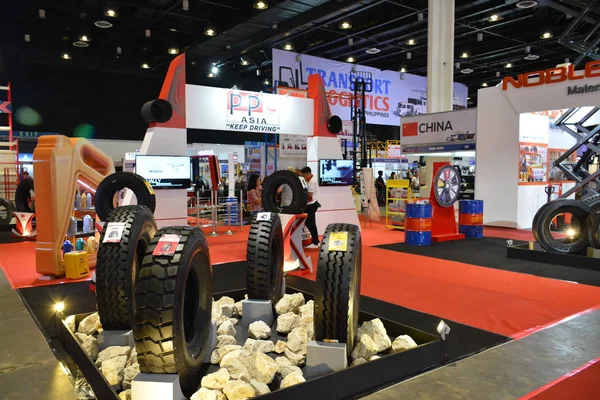 PPC Asia tires exhibit booth — Stock Photo, Image