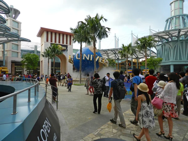 Sentosa Apr Universal Studios Singaporeテーマパーク2012年4月4日シンガポール セントーサ — ストック写真