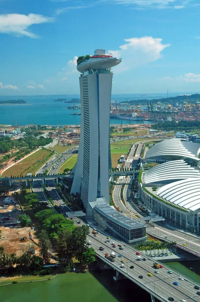 Marina Bay Singapore Apr Marina Bay Sands Facade Квітня 2012 — стокове фото