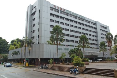 ORCHARD, SG - 6 Nisan 2012 'de Singapur, Orchard' daki Grand Central Fronade Oteli.