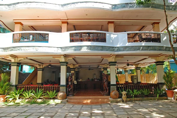 Aklan Sept Facciata Della Reception Del Grand Boracay Resort Sull — Foto Stock