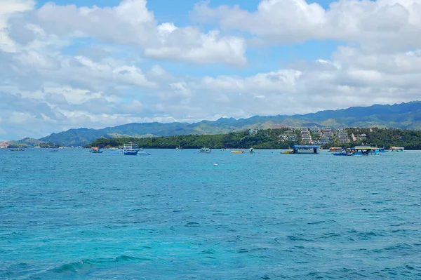 Aklan Sept Vista Sulla Spiaggia Bulabog Sull Isola Boracay Settembre — Foto Stock