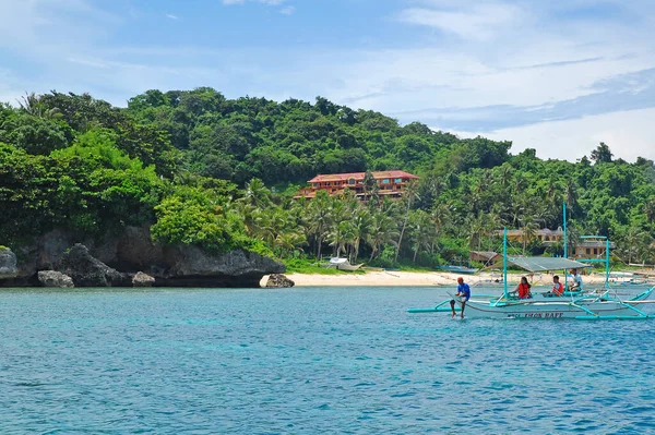 Aklan Sept Ilig Iligan Beach Shore Sull Isola Boracay Settembre — Foto Stock