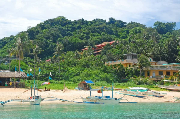 Aklan Sept Ilig Iligan Beach Shore Ilha Boracay Setembro 2012 — Fotografia de Stock