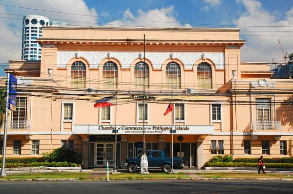 Manila Février Façade Bâtiment Chambre Intramuros Février 2013 Manille Philippines — Photo