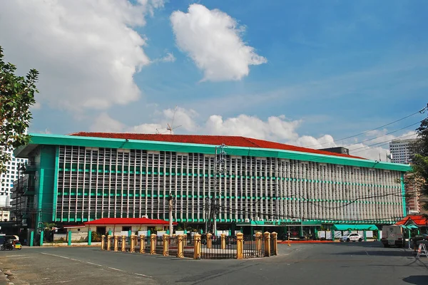 Manila Feb Bureau Van Immigratie Gebouw Gevel Intramuros Februari 2013 — Stockfoto