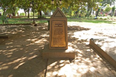 PALAWAN, PH - 1 Aralık 2009 'da Filipinler' in Puerto Princesa kentinde savaş işareti.