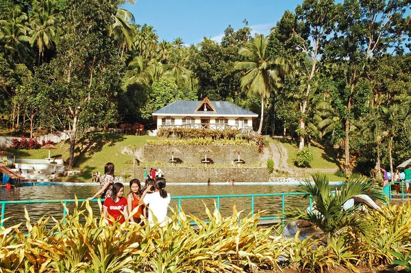 Camiguin Février Façade Chalet Villégiature Printemps Froid Santo Nino Février — Photo