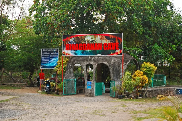 Bohol Sept Fasad Gua Hinagdanan Pada September 2015 Pulau Panglao — Stok Foto