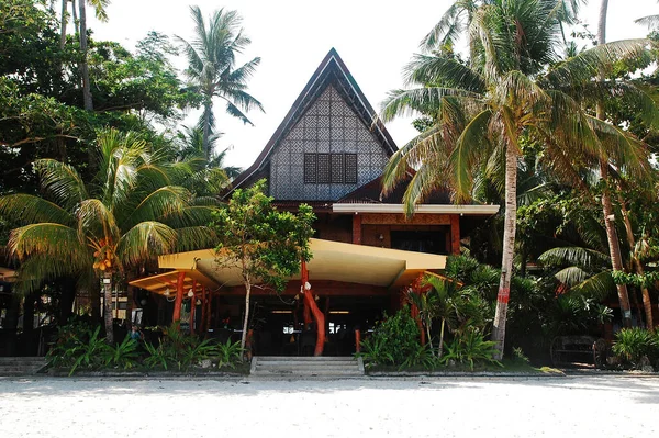 Bohol Sept Bar Restaurant Façade Sur Septembre 2015 Alona Plage — Photo