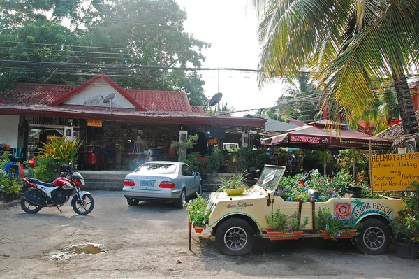 Bohol Sept Helmuts Colocar Bar Restaurante Fachada Setembro 2015 Praia — Fotografia de Stock