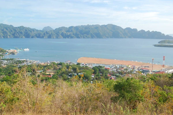 Palawan March Overview Coron Province Mountain Sea — 스톡 사진