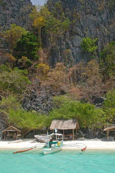 Palawan Μαρτιου Bbh Beach Boat Hut March 2012 Coron Palawan — Φωτογραφία Αρχείου