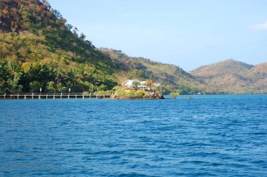 PALAWAN, PH - 8 Mart 2012 'de Coron, Palawan, Filipinler' deki Dalış Hattı.