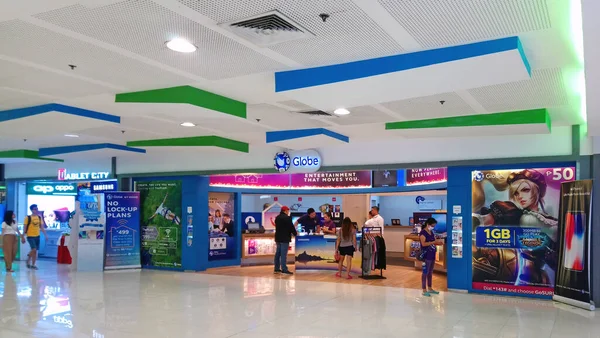 Quezon City Jan Facade Telekomunikasi Globe Santa Mesa Pada Januari — Stok Foto