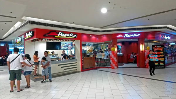 Ciudad Quezon Ene Fachada Cabaña Pizza Santa Mesa Enero 2017 —  Fotos de Stock