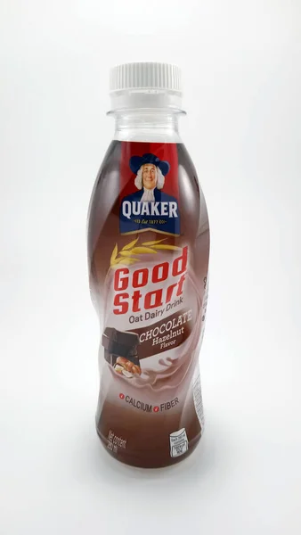 Manila Junio Quaker Good Start Avena Bebida Láctea Chocolate Avellana —  Fotos de Stock
