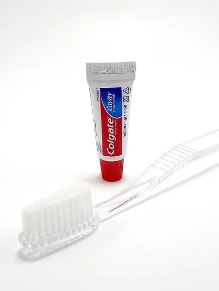 Manila June Colgate Toothpaste Toothbrush June 2020 Manila Philippines — Stock Photo, Image