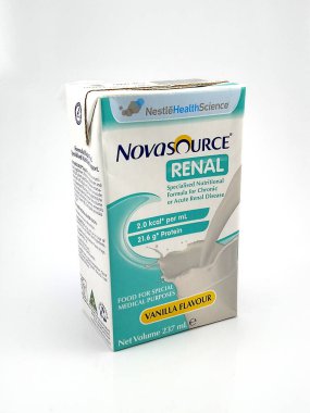 MANILA, PH - 23 Haziran - Nestle novasource renal vanilya aromalı 23 Haziran 2020, Manila, Filipinler.