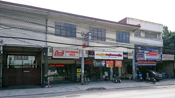 Quezon City Június Autó Intenzitás Autó Tartozékok Homlokzat Június 2018 — Stock Fotó